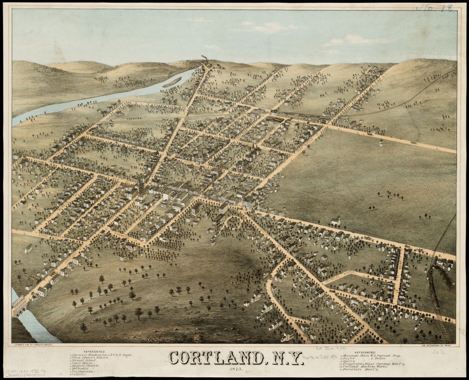 Cortland, N.Y 1873, Boston Public Library - undated