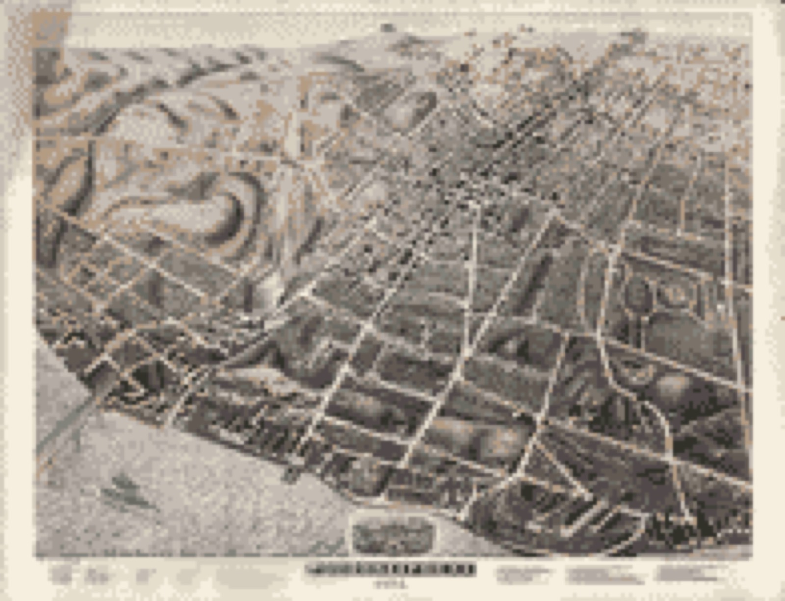Bird's-eye view, 1874 - Poughkeepsie, N.Y.