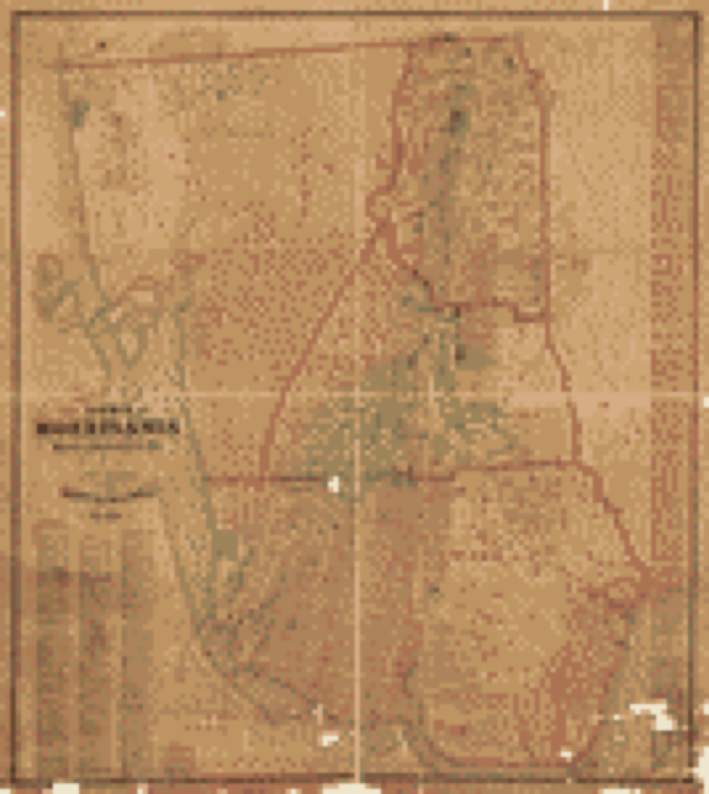 Land ownership map, 1865 - Map of the town of Morrisania, Westchester Co. N.Y.