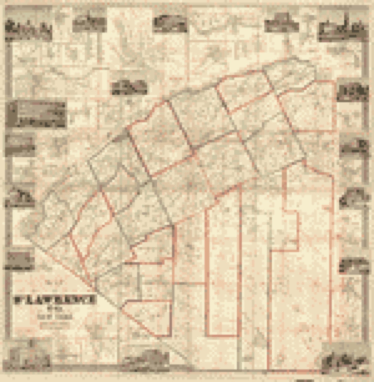 Land ownership map, 1858 - Map of St. Lawrence Co. New York