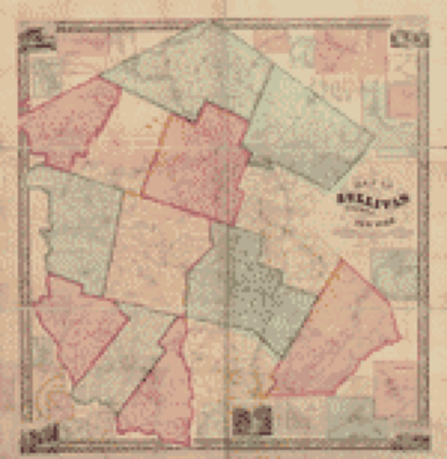 Land ownership map, 1856 - Map of Sullivan County, New York : from actual surveys