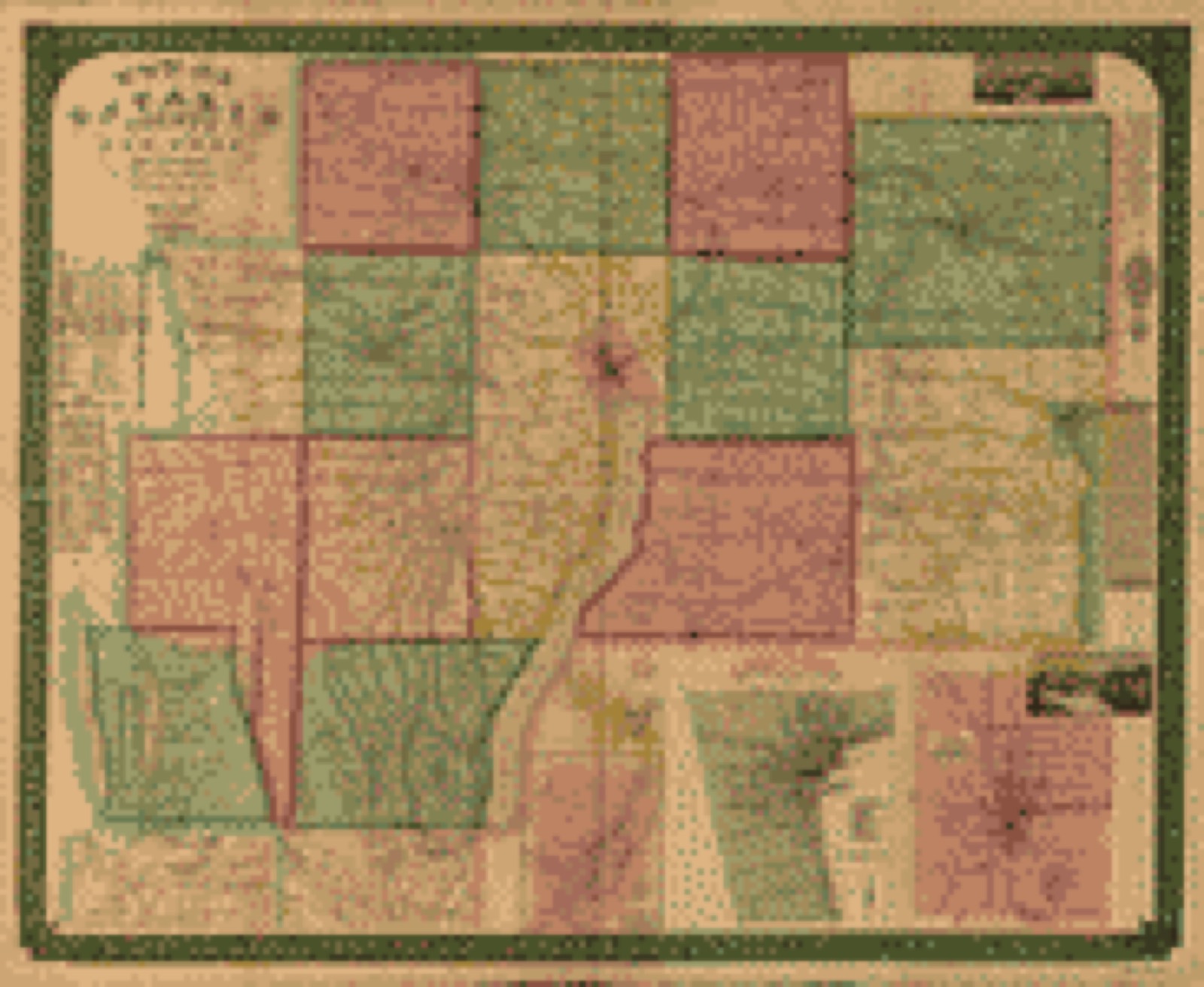 Land ownership map, 1852 - Map of Ontario County, New York : from actual surveys