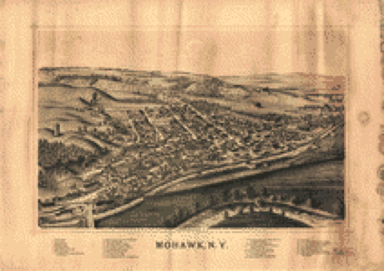 Bird's-eye view, 1893 - Mohawk, N.Y.