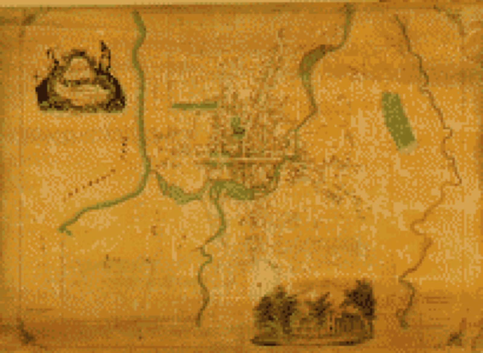 Bird's-eye view, 1852 - Map of Cazenovia, Madison Co., N.Y.