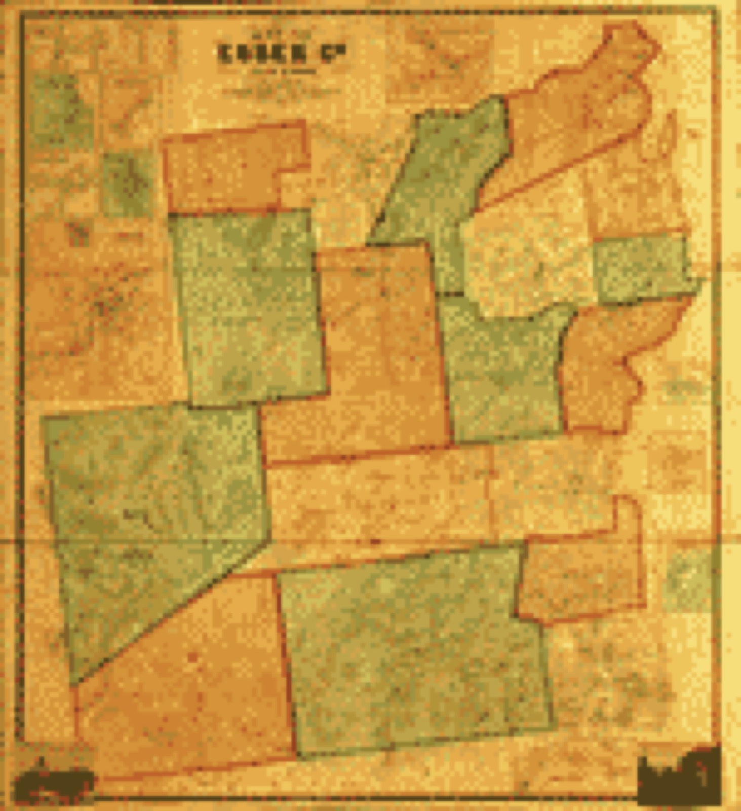 Land ownership map, 1858 - Map of Essex Co., New York