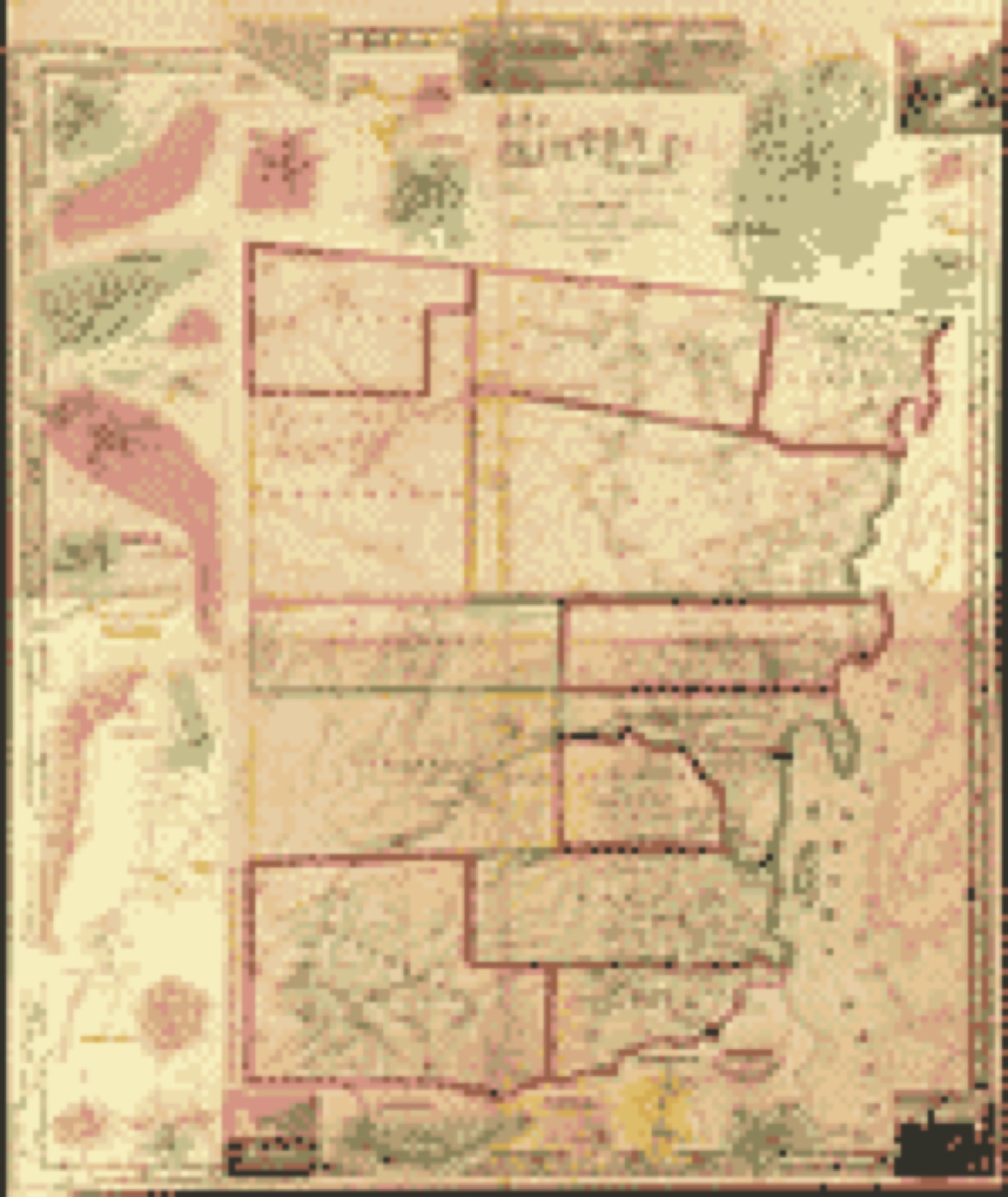 Land ownership map, 1856 - Map of Clinton Co., New York