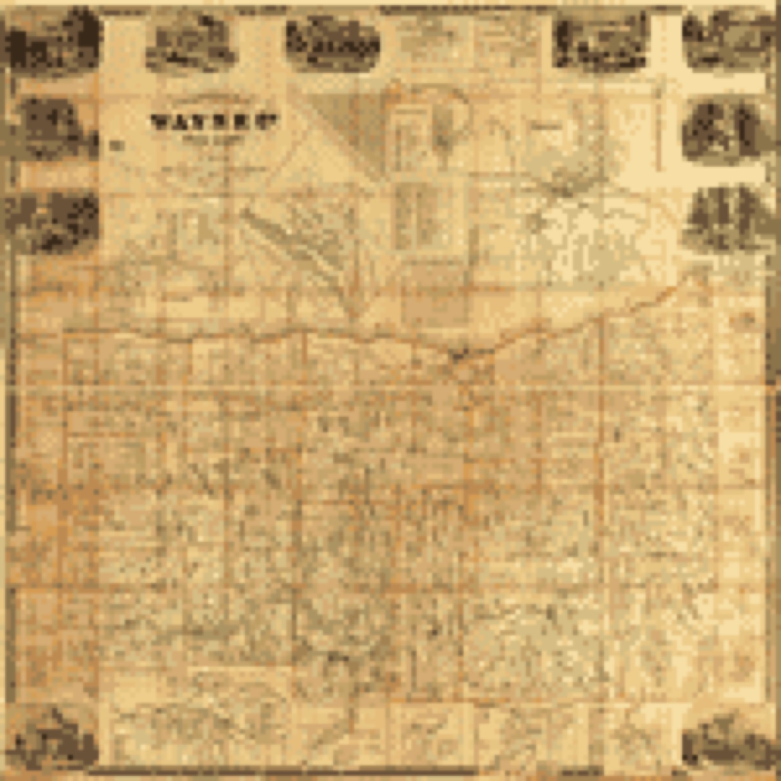 Land ownership map, 1858 - Gillette's map of Wayne Co., New York