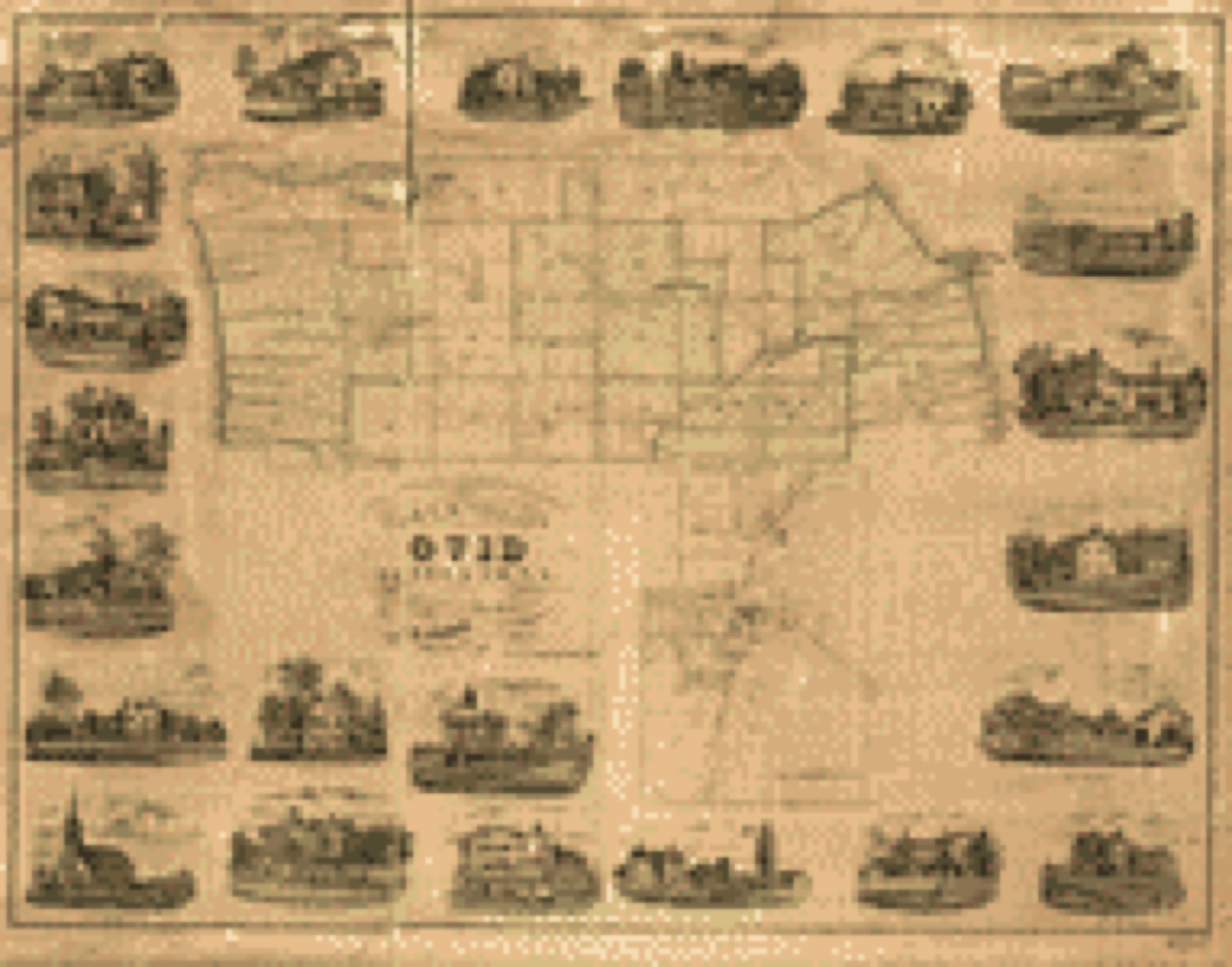 Land ownership map, 1858 - Town & village of Ovid, Seneca Co., N.Y.