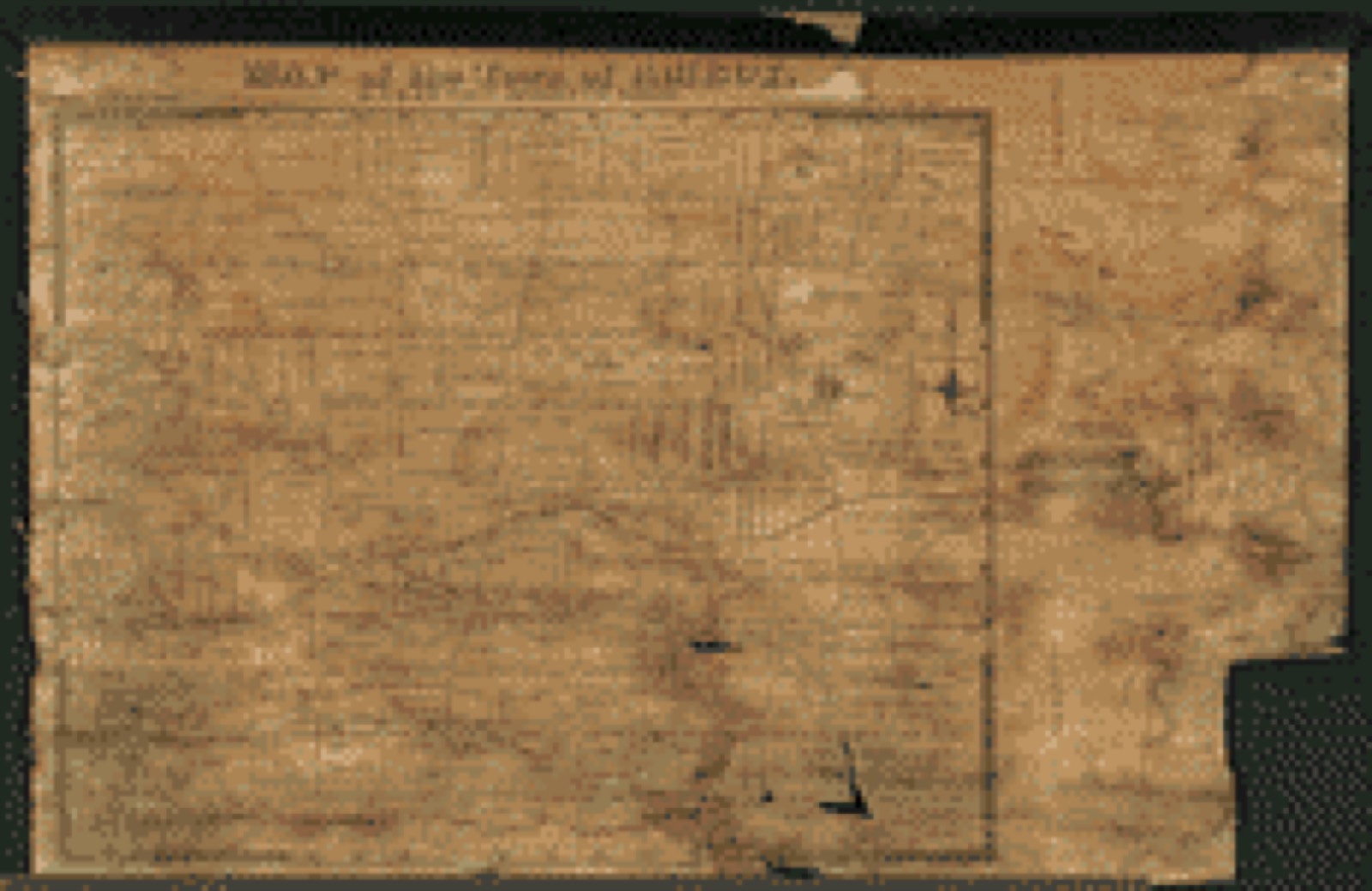 Land ownership map, 1855 - Map of the town of Amboy