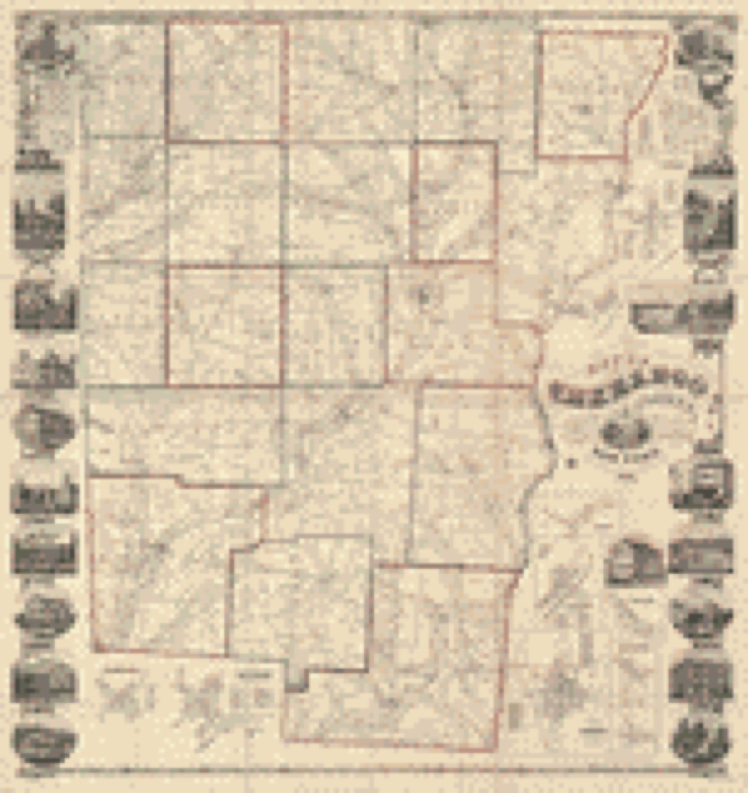 Land ownership map, 1855 - Map of Chenango County, New York : from actual surveys