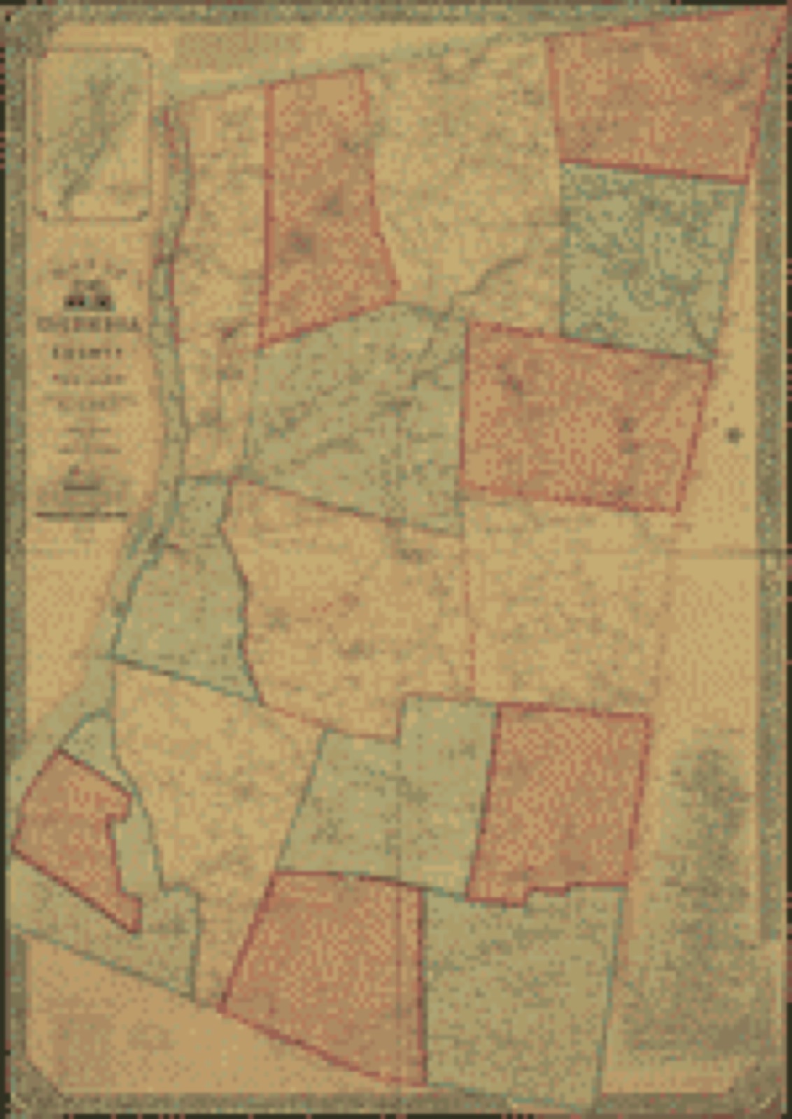 Land ownership map, 1851 - Map of Columbia County, New York : from actual surveys