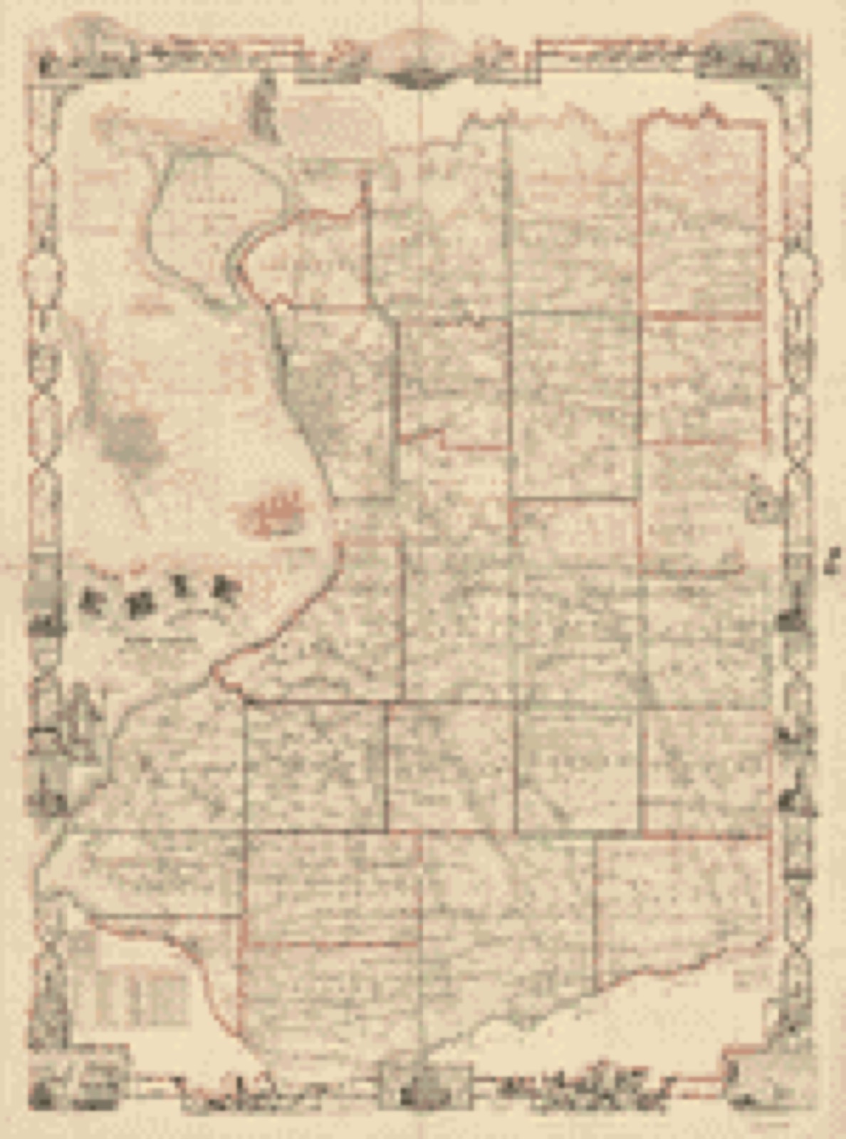 Land ownership map, 1854 - Map of Erie County, New York : from actual surveys