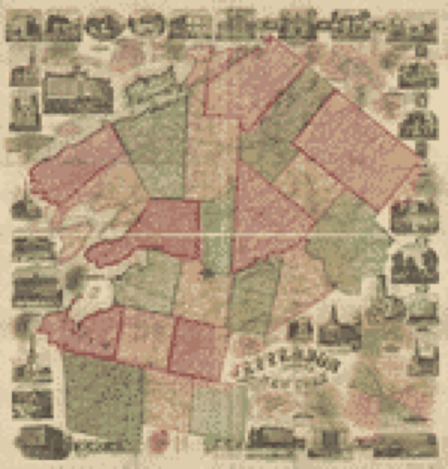 Land ownership map, 1855 - Jefferson County, New York : from actual surveys
