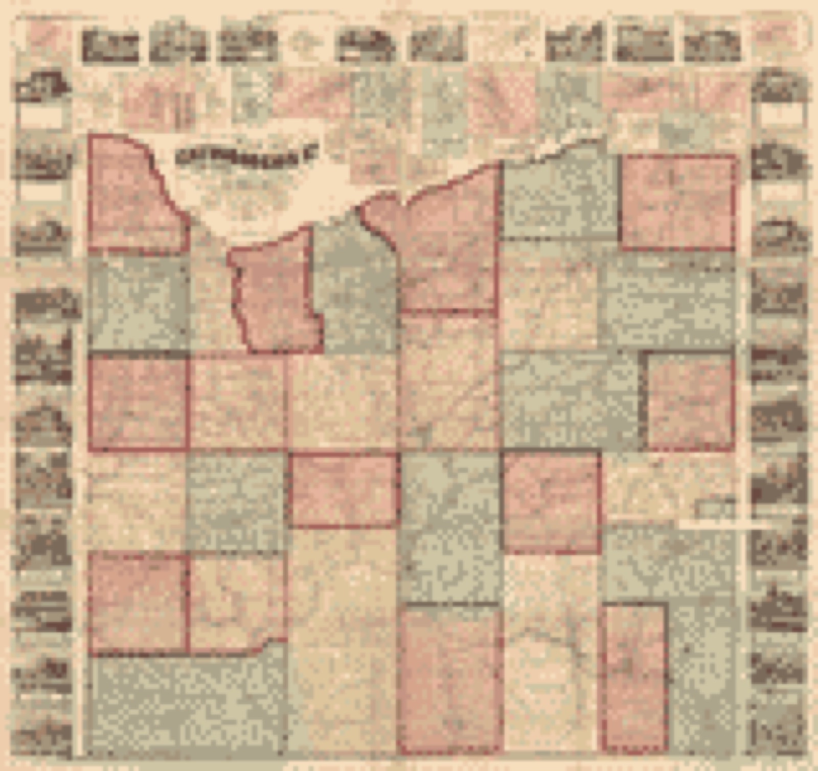 Land ownership map, 1856 - Map of Cattaraugus Co., New York : from the county records & actual surveys