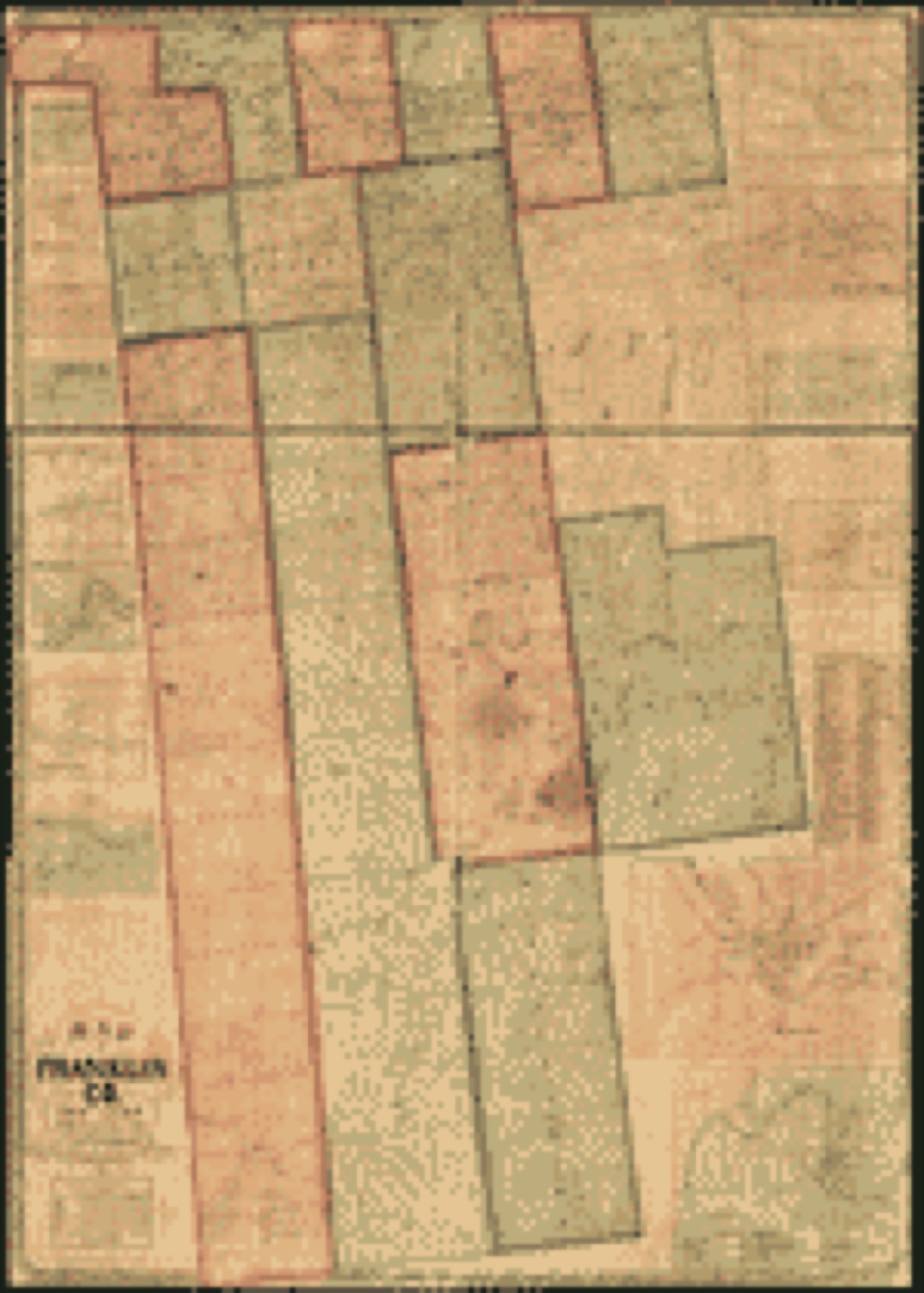 Land ownership map, 1858 - Map of Franklin Co., New York : from actual surveys