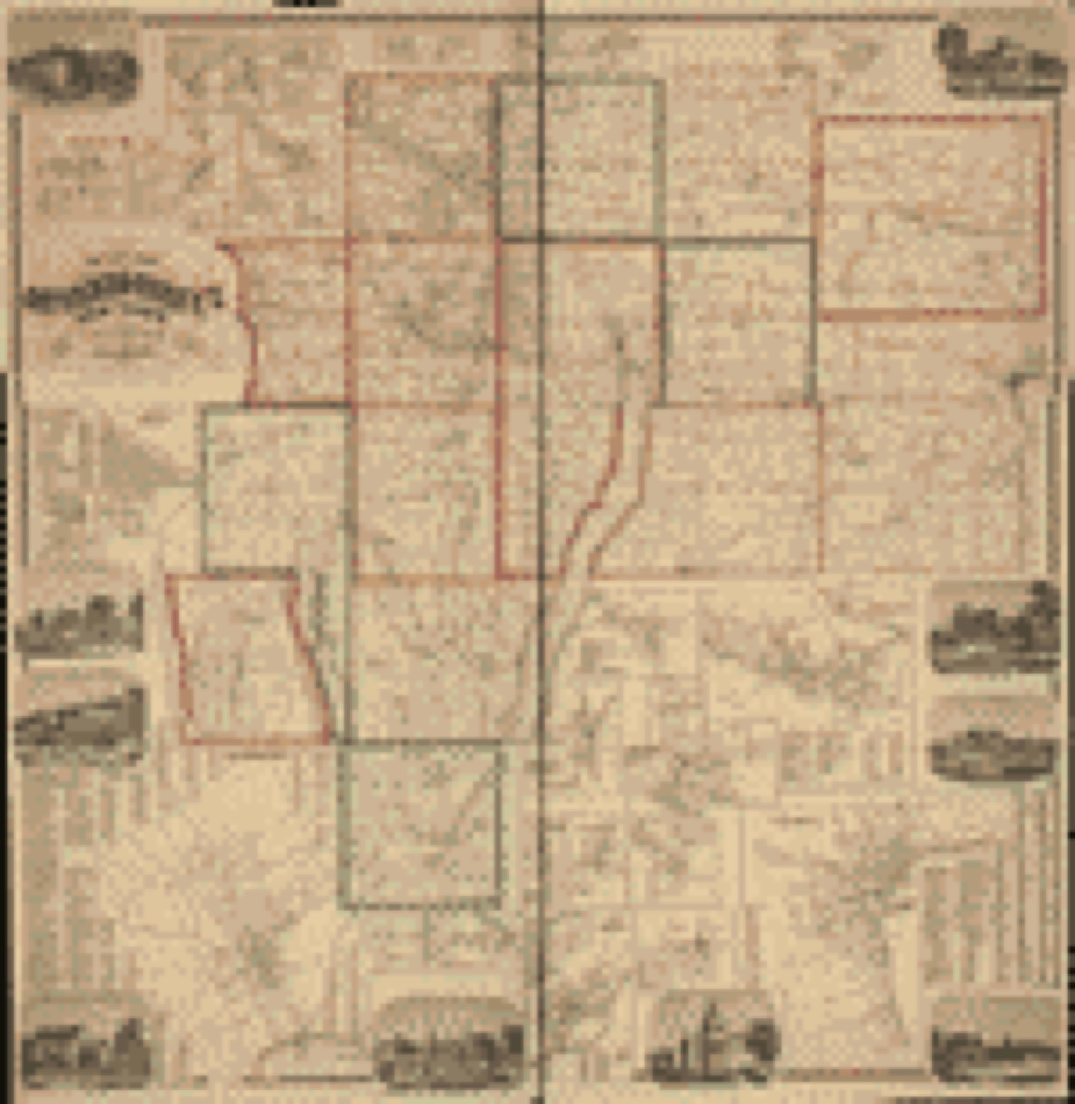 Land ownership map, 1859 - Map of Ontario County, New York
