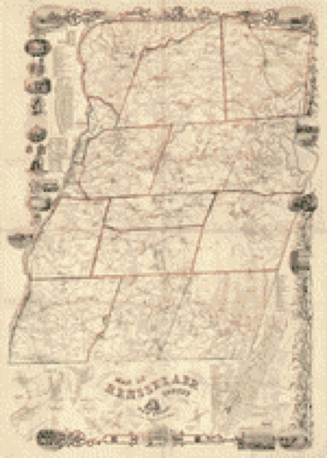 Land ownership map, 1854 - Map of Rensselaer County, New York : from actual surveys