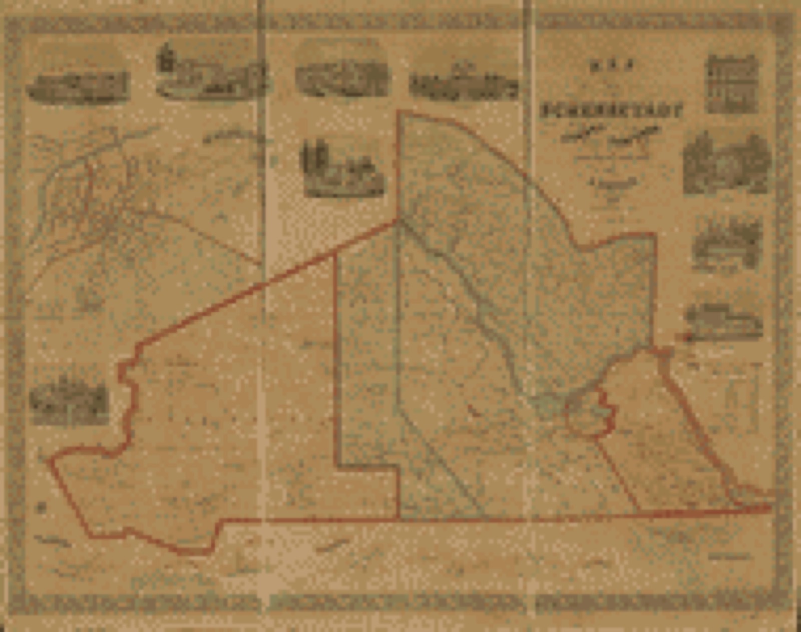 Land ownership map, 1856 - Map of Schenectady County, New York