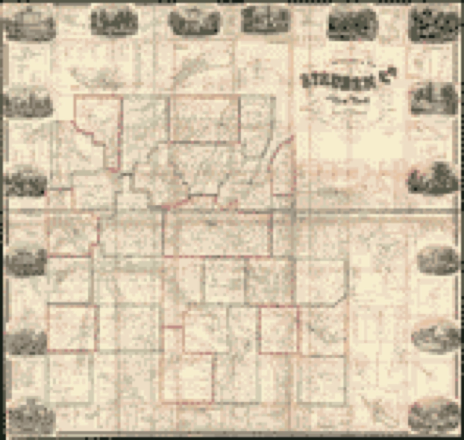 Land ownership map, 1857 - A topographical map of Steuben Co., New York : from actual surveys