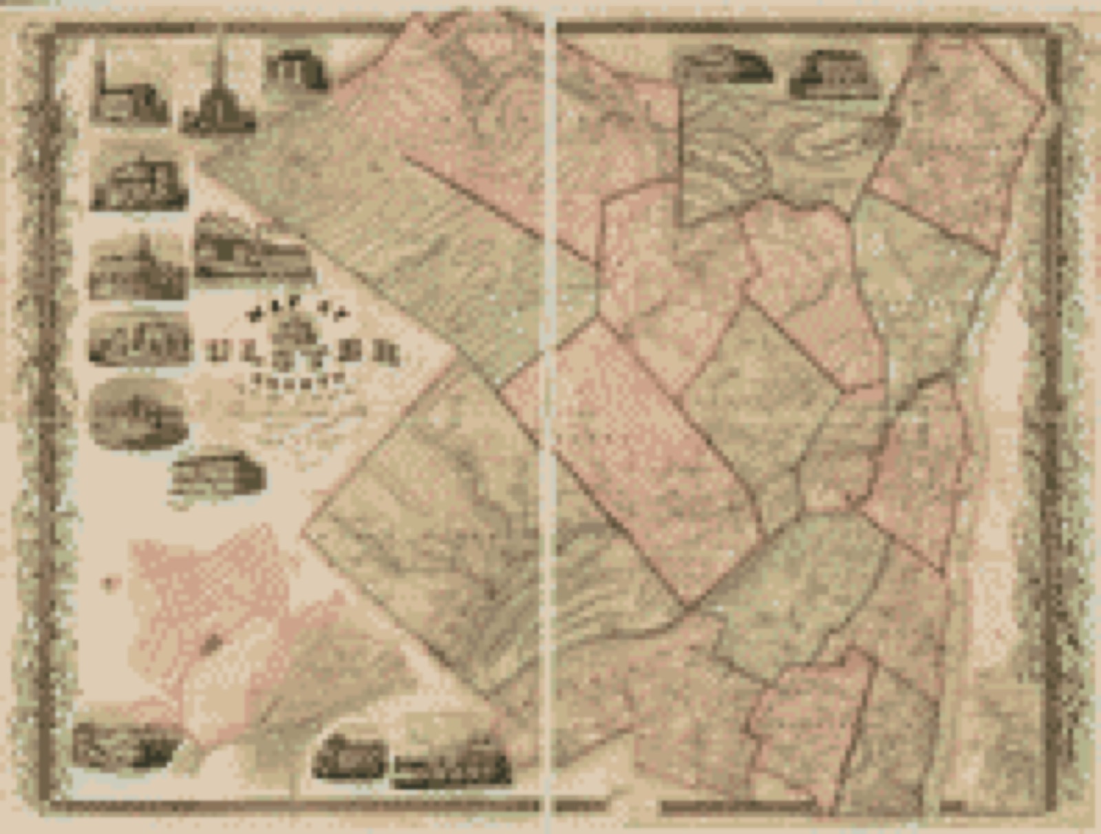 Land ownership map, 1853 - Map of Ulster County, New York : from original surveys