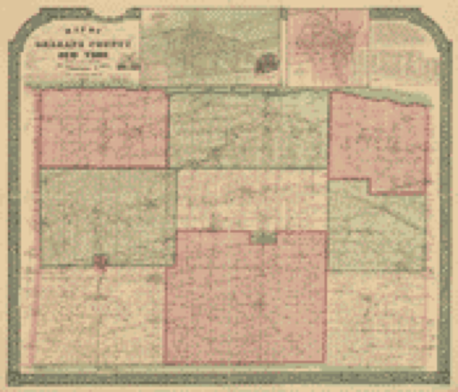 Land ownership map, 1852 - Map of Orleans County, New York : from actual surveys