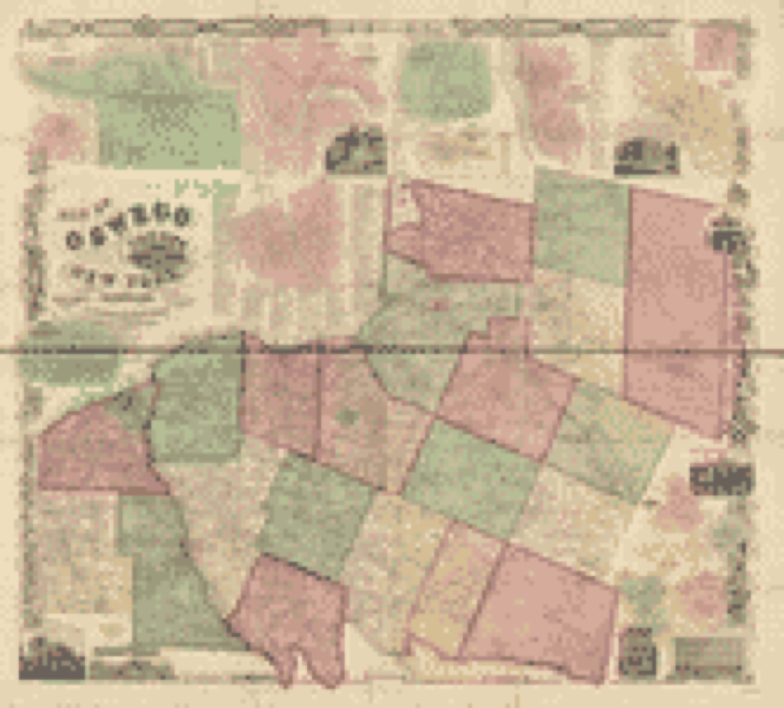 Land ownership map, 1854 - Map of Oswego County, New York : from actual surveys