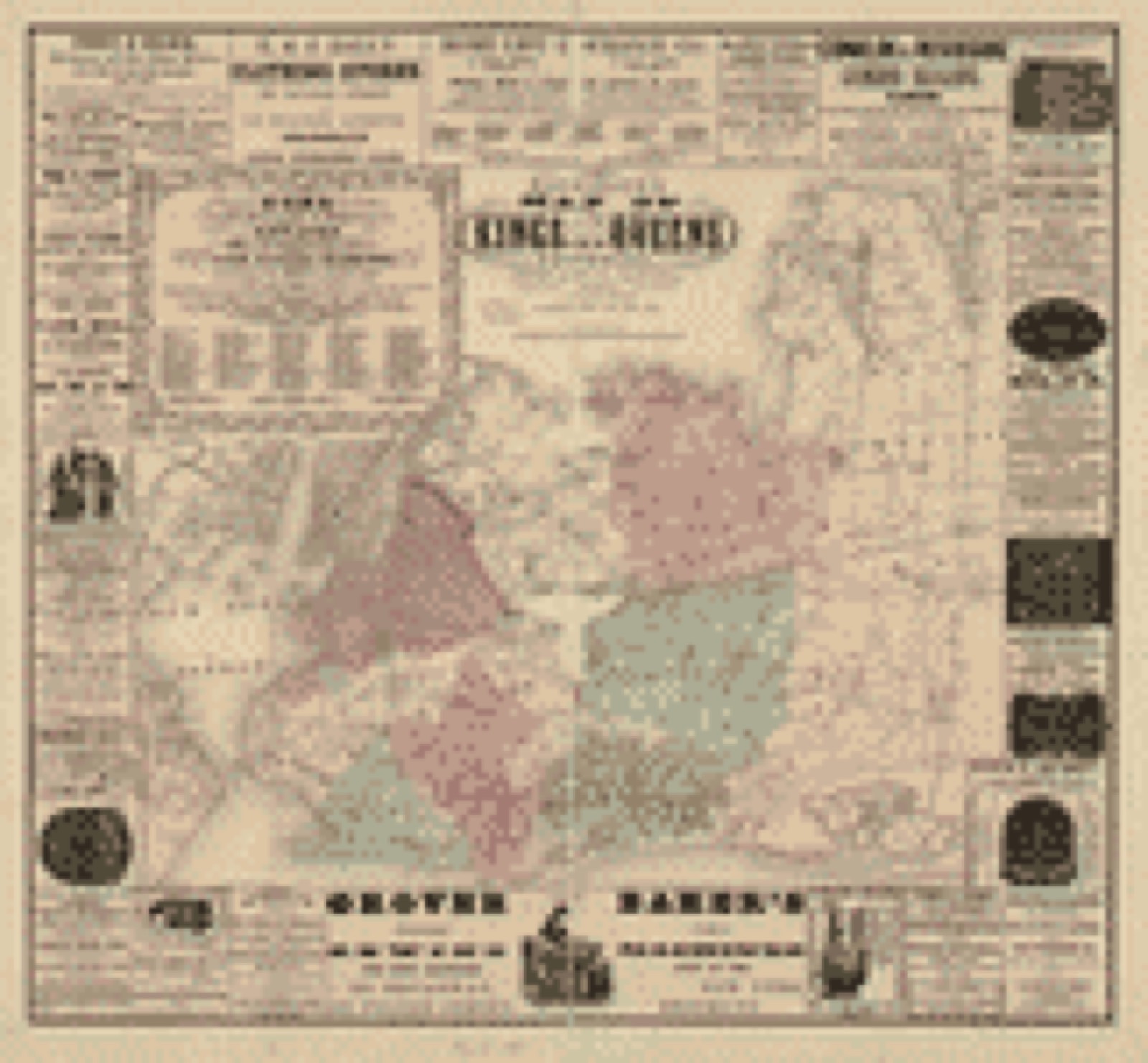 Land ownership map, 1860 - Higginson's map of Kings and a large part of Queens counties : from actual surveys