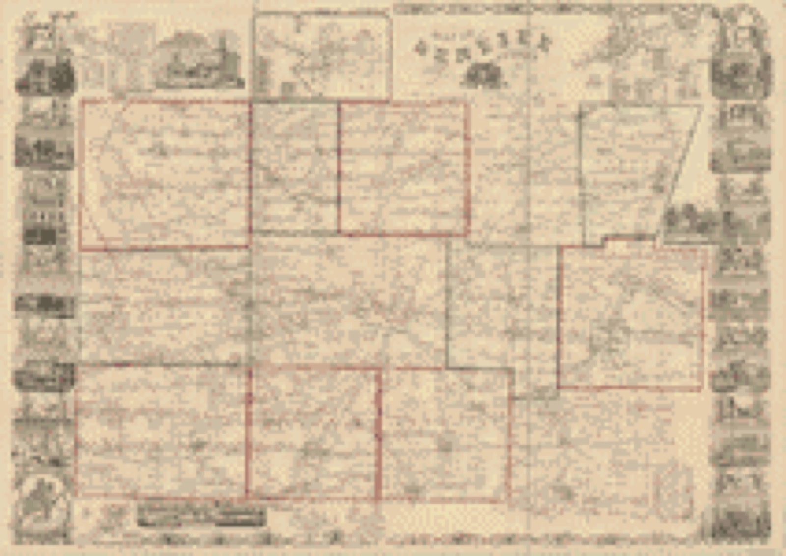 Land ownership map, 1854 - Map of Genesee County, New York : from actual surveys