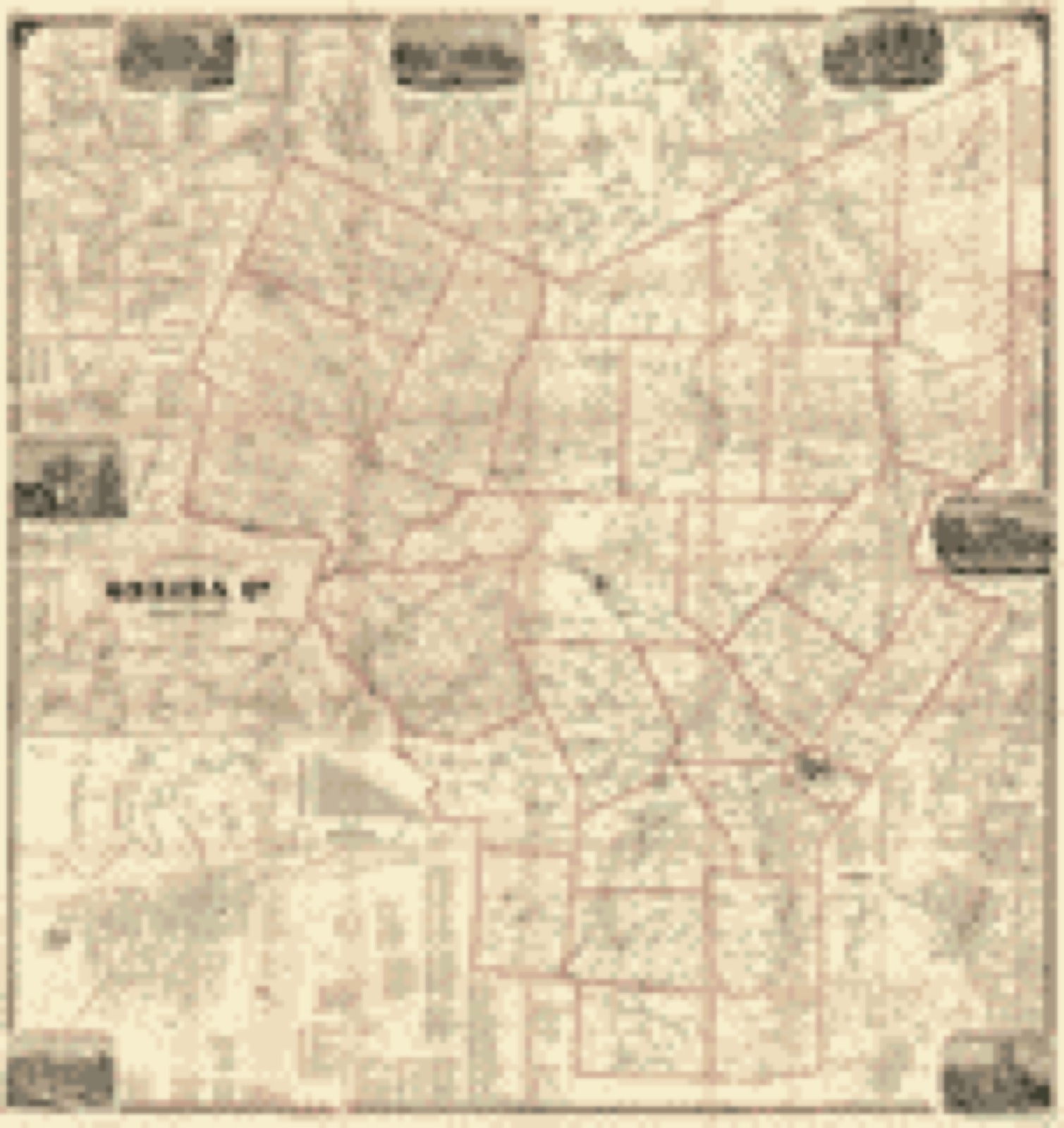 Land ownership map, 1858 - Gillette's map of Oneida Co., New York : from actual surveys