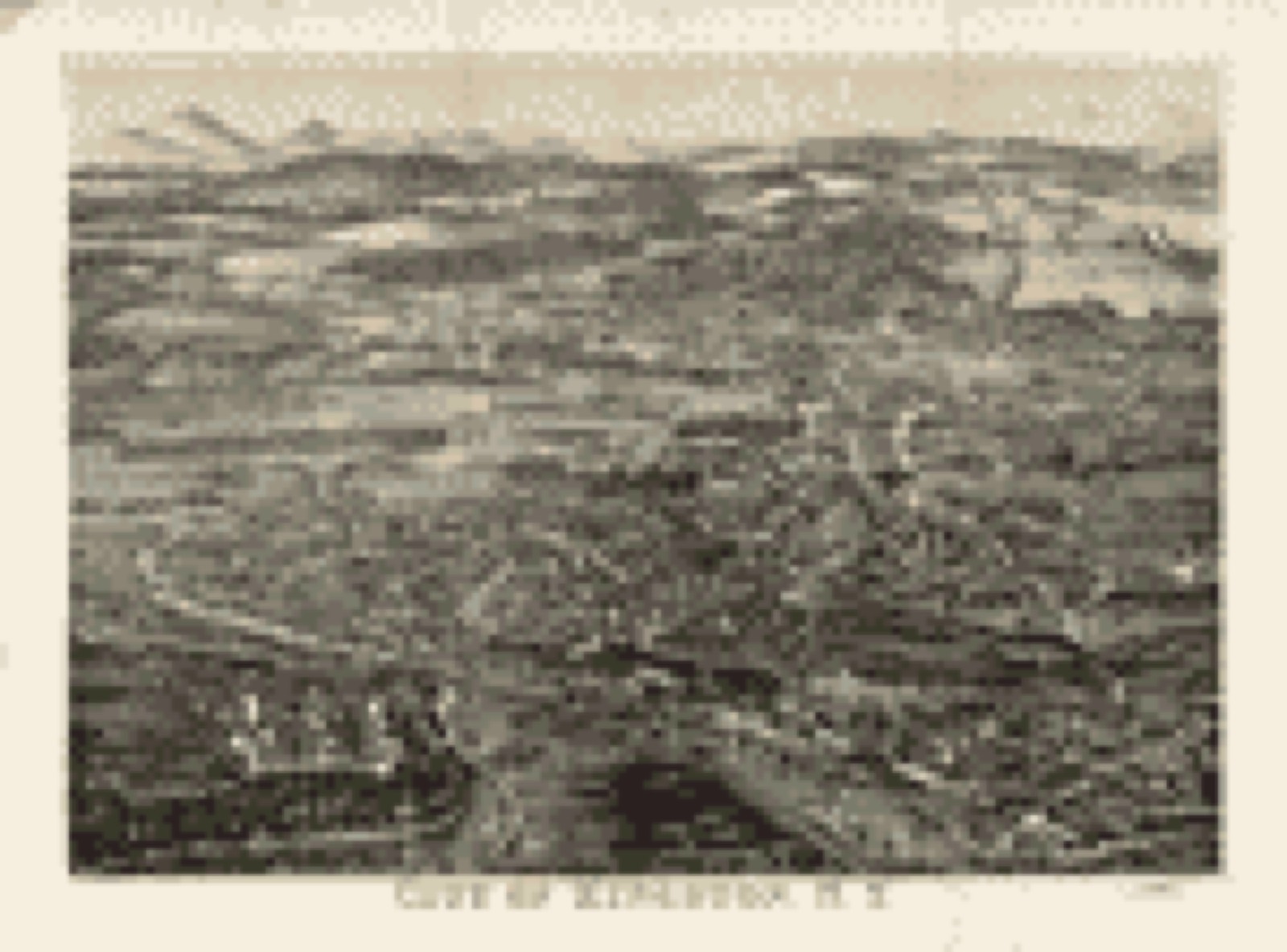 Bird's-eye view, 1875 - City of Kingston, N.Y.