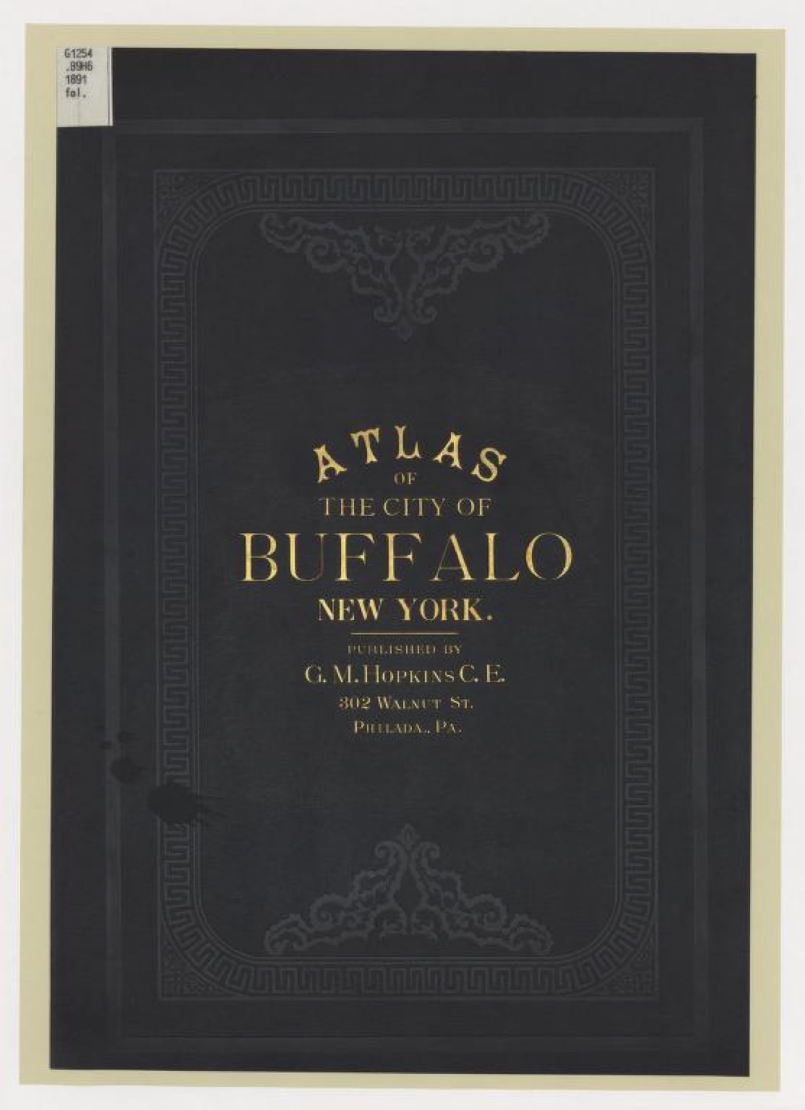 Land ownership map, 1891 - Atlas of the city of Buffalo, N.Y.