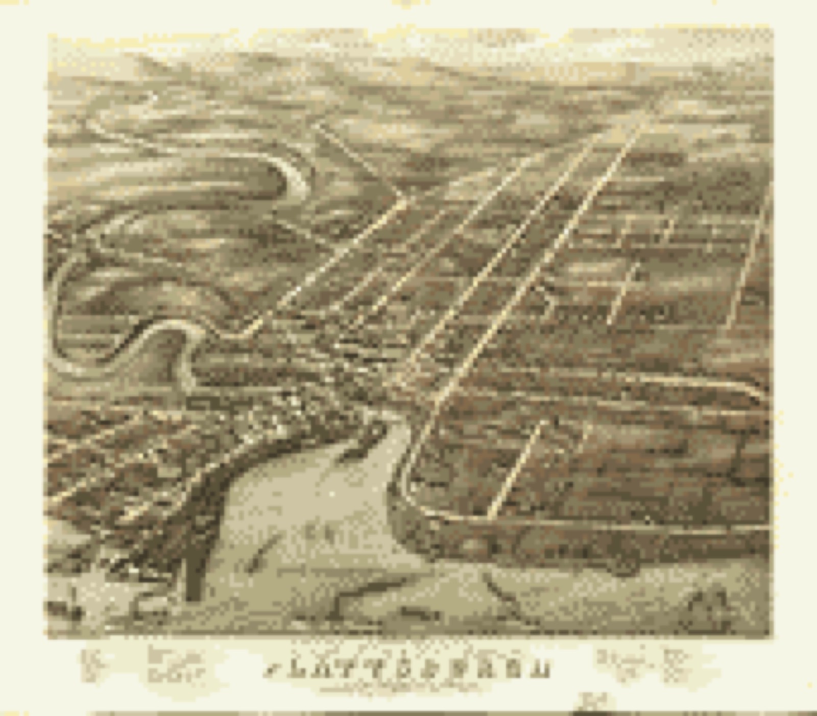 Bird's-eye view, 1877 - Bird's eye view of Plattsburgh, Clinton Co., New York 1877