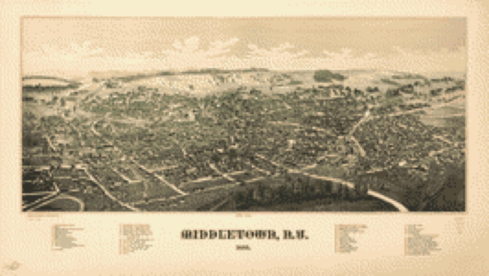 Bird's-eye view, 1887 - Middletown, N.Y. 1887
