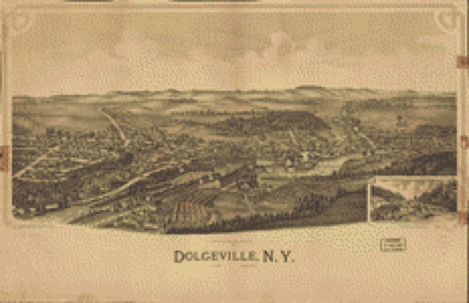 Bird's-eye view, 1890 - Dolgeville, N.Y.