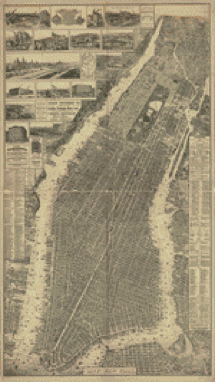 Bird's-eye view, 1879 - The city of New York