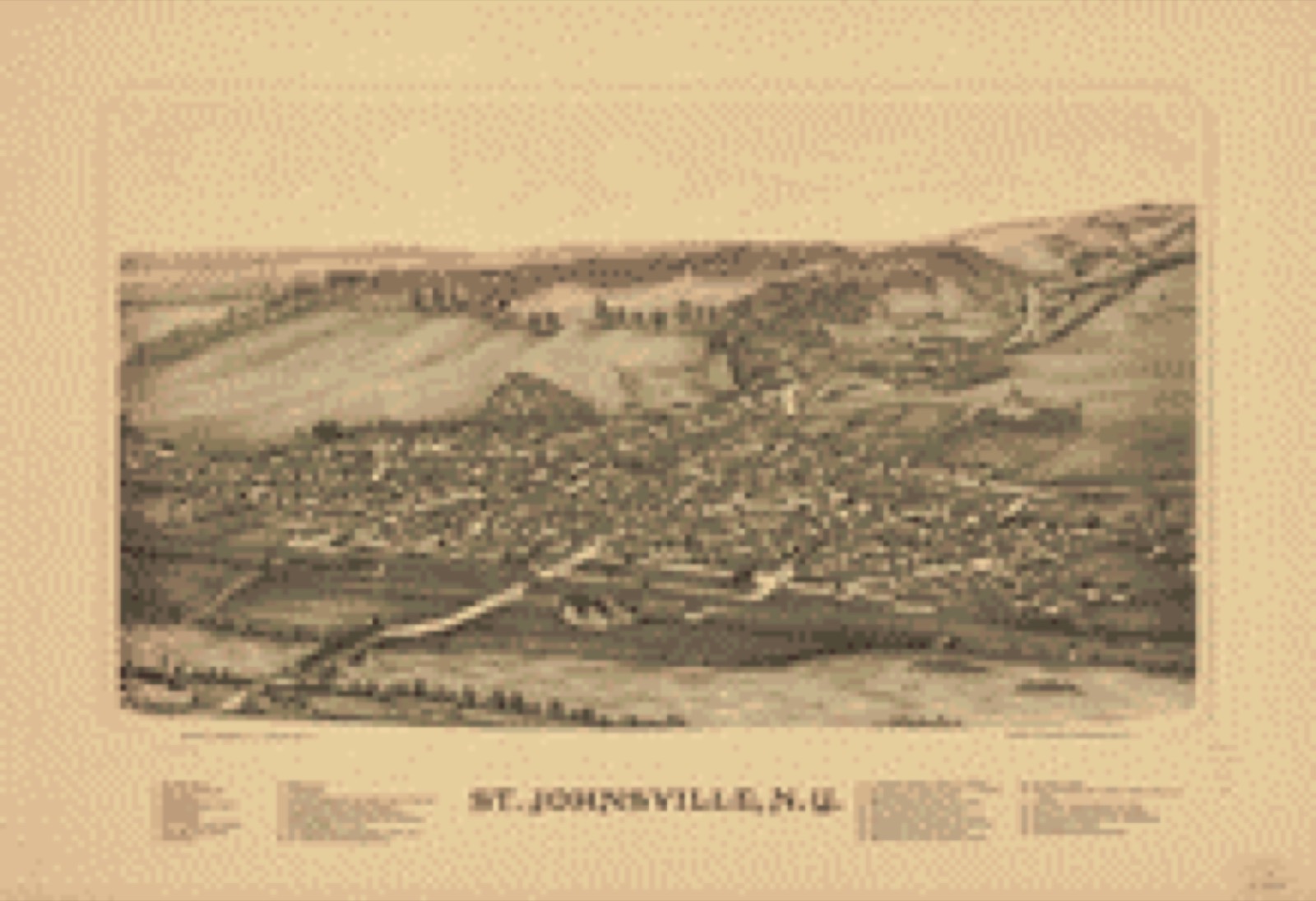 Bird's-eye view, 1890 - St. Johnsville, N.Y.