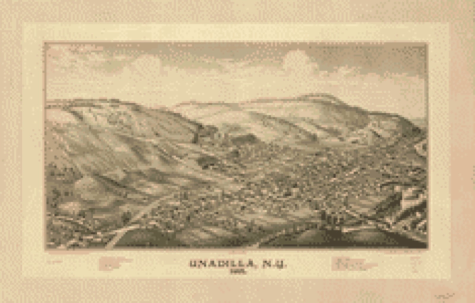 Bird's-eye view, 1887 - Unadilla, N.Y. 1887