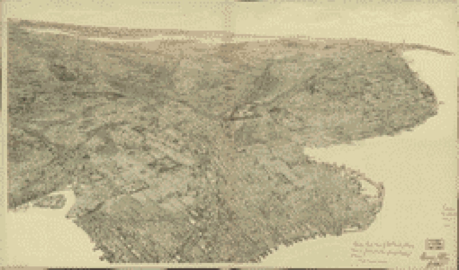 Bird's-eye view, 1897 - Bird's-eye-view of the borough of Brooklyn showing parks, cemeteries, principal buildings, suburbs
