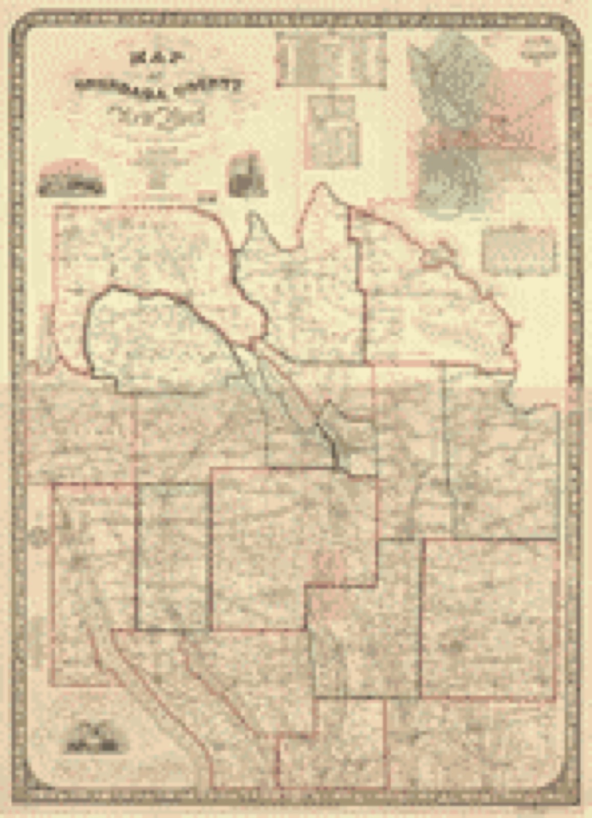 Land ownership map, 1852 - Map of Onondaga County, New York, from actual surveys