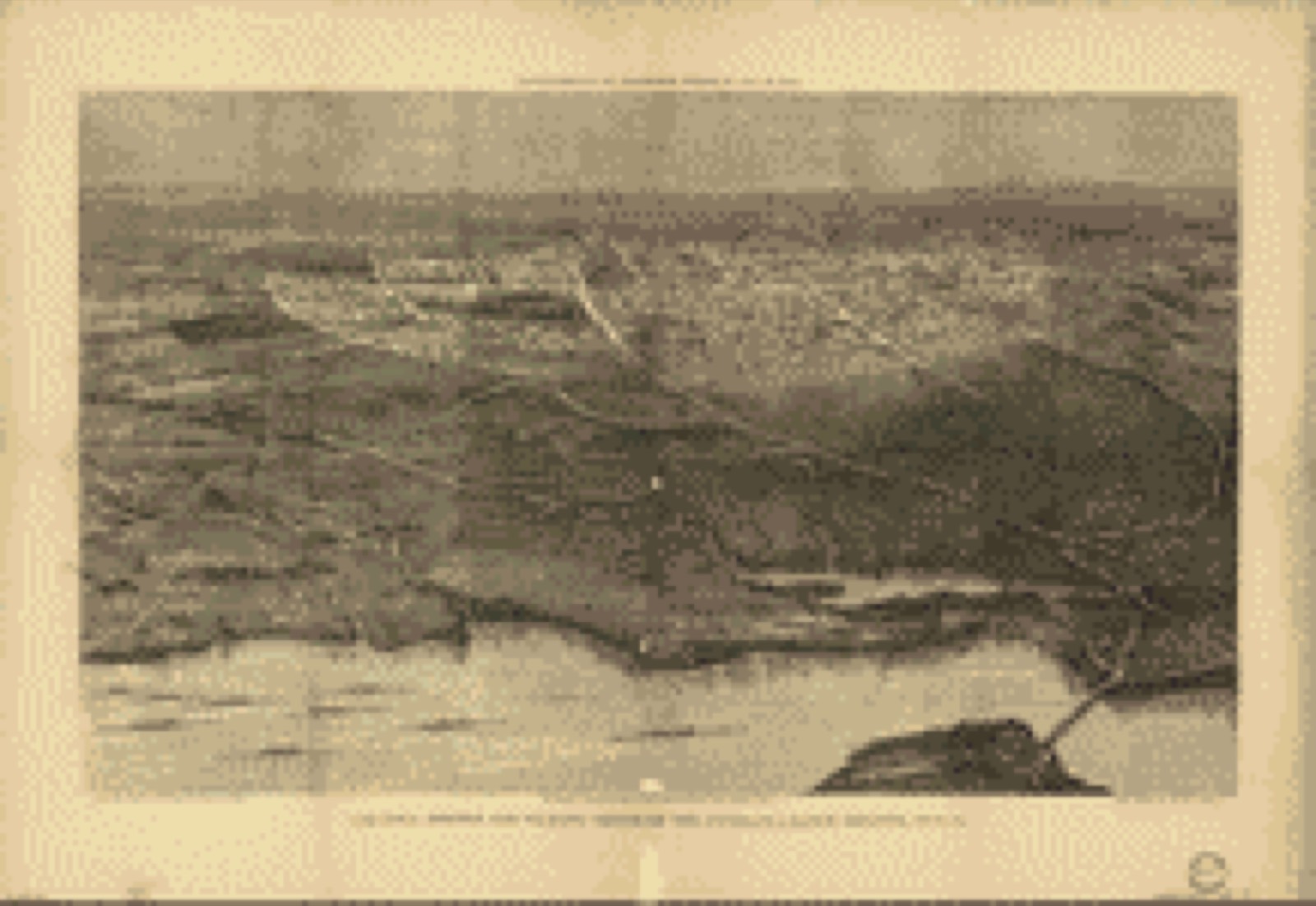 Bird's-eye view, 1874 - Saratoga Springs and vicinity : scene of the inter-collegiate regatta : [see page 626]