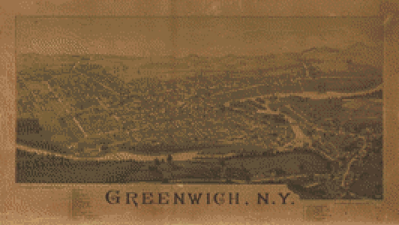 Bird's-eye view, 1885 - Greenwich, N.Y.