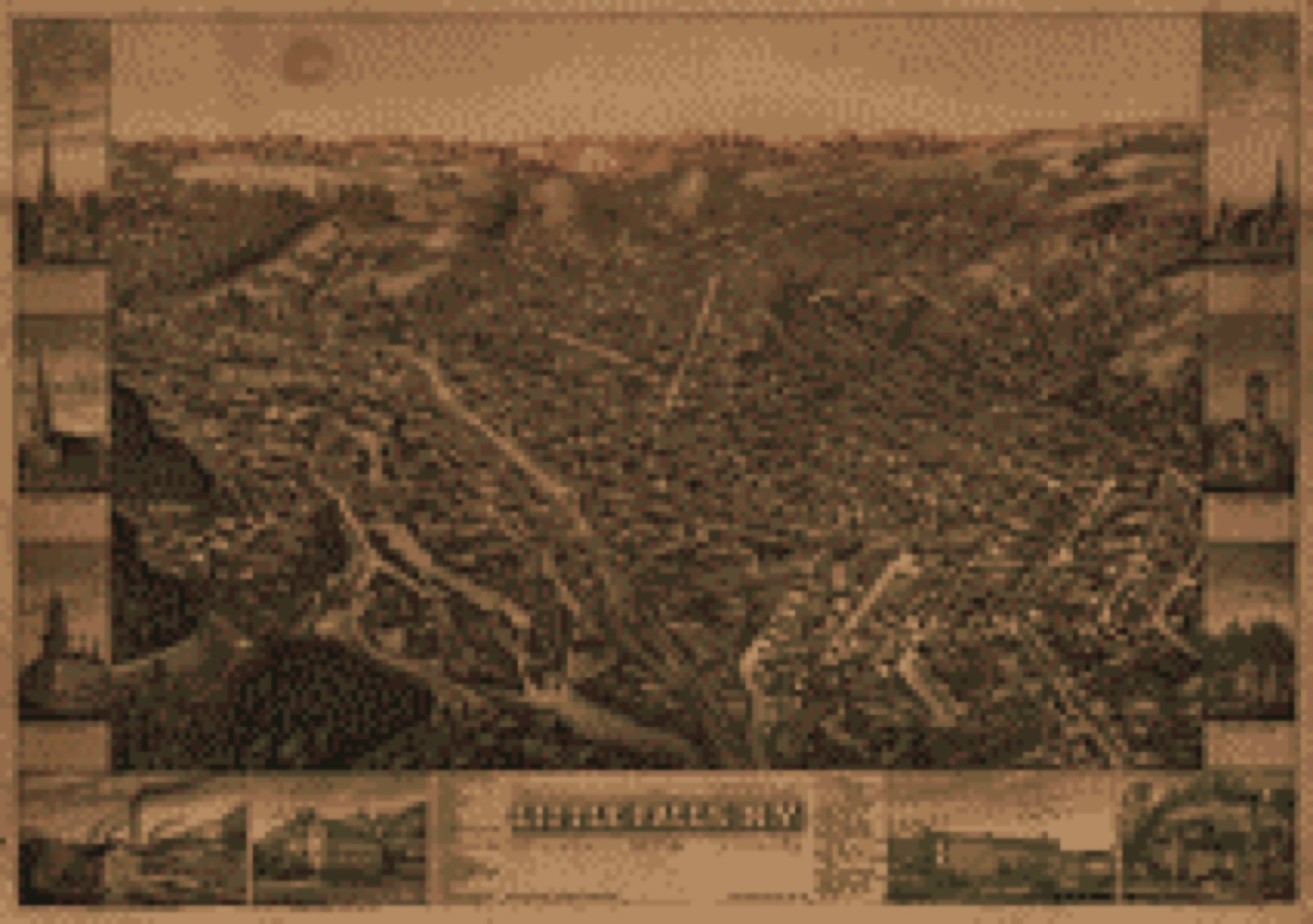 Bird's-eye view, 1881 - Little Falls, N.Y.