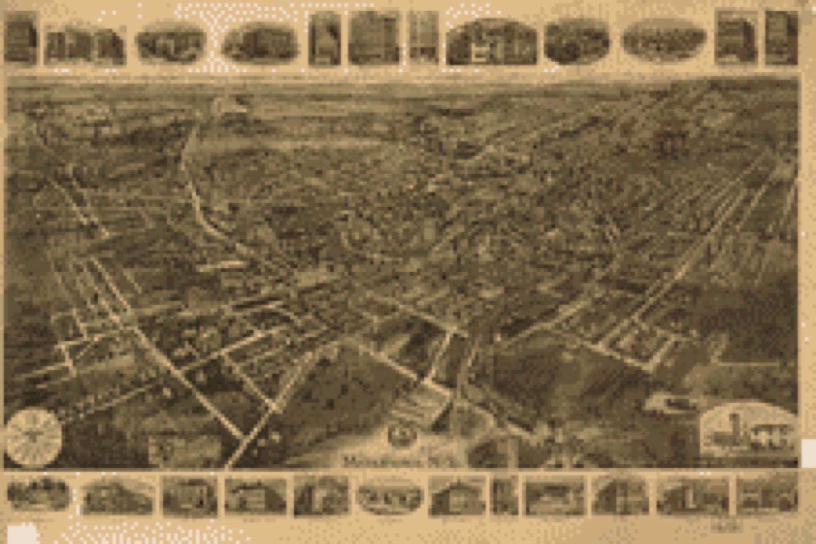 Bird's-eye view, 1921 - Middletown, N.Y.