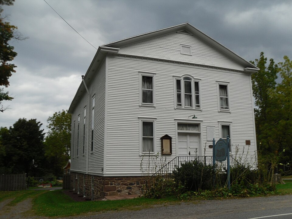 Photograph of Gates Hall and Pultneyville Public Square