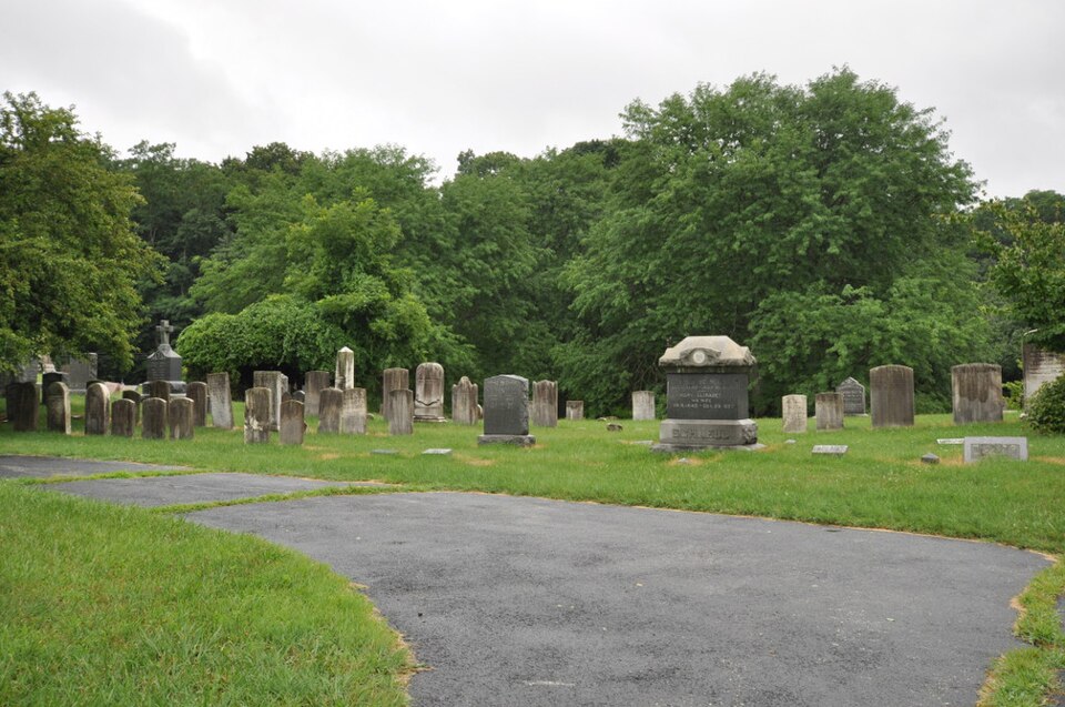 Photograph of Asbury United Methodist Church and Bethel Chapel and Cemetery