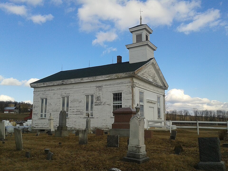 Photograph of Waits Methodist Episcopal Church and Cemetery