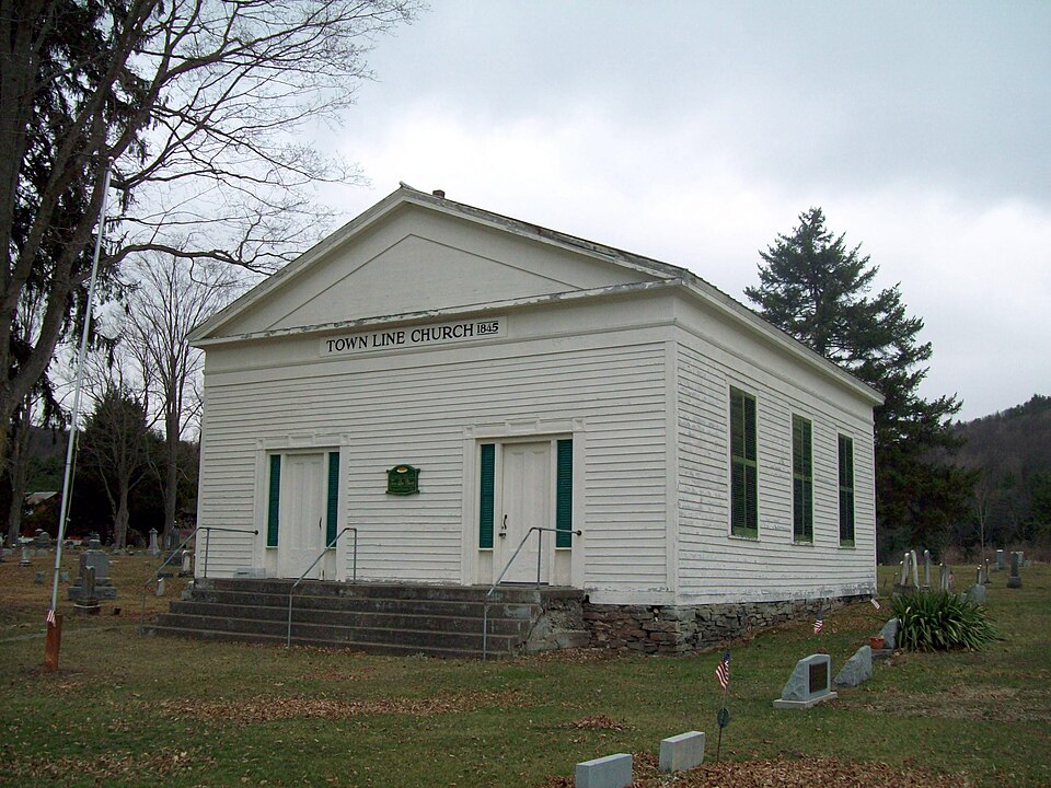 Photograph of Town Linke Church and Cemetery