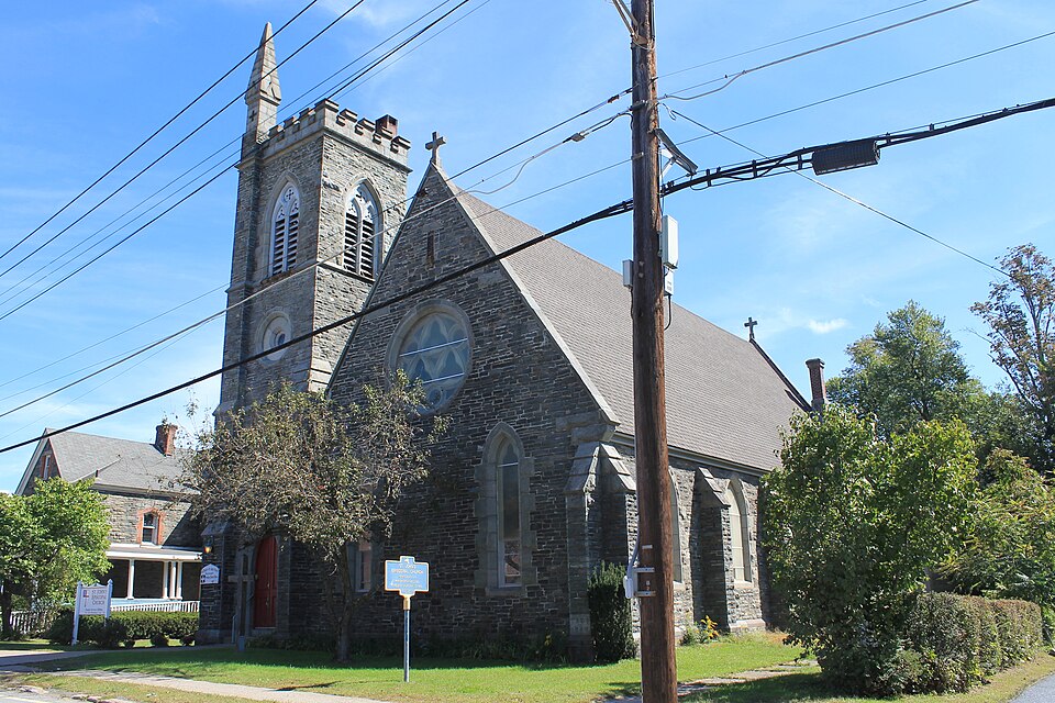 Photograph of St. John's Episcopal Church and Rectory