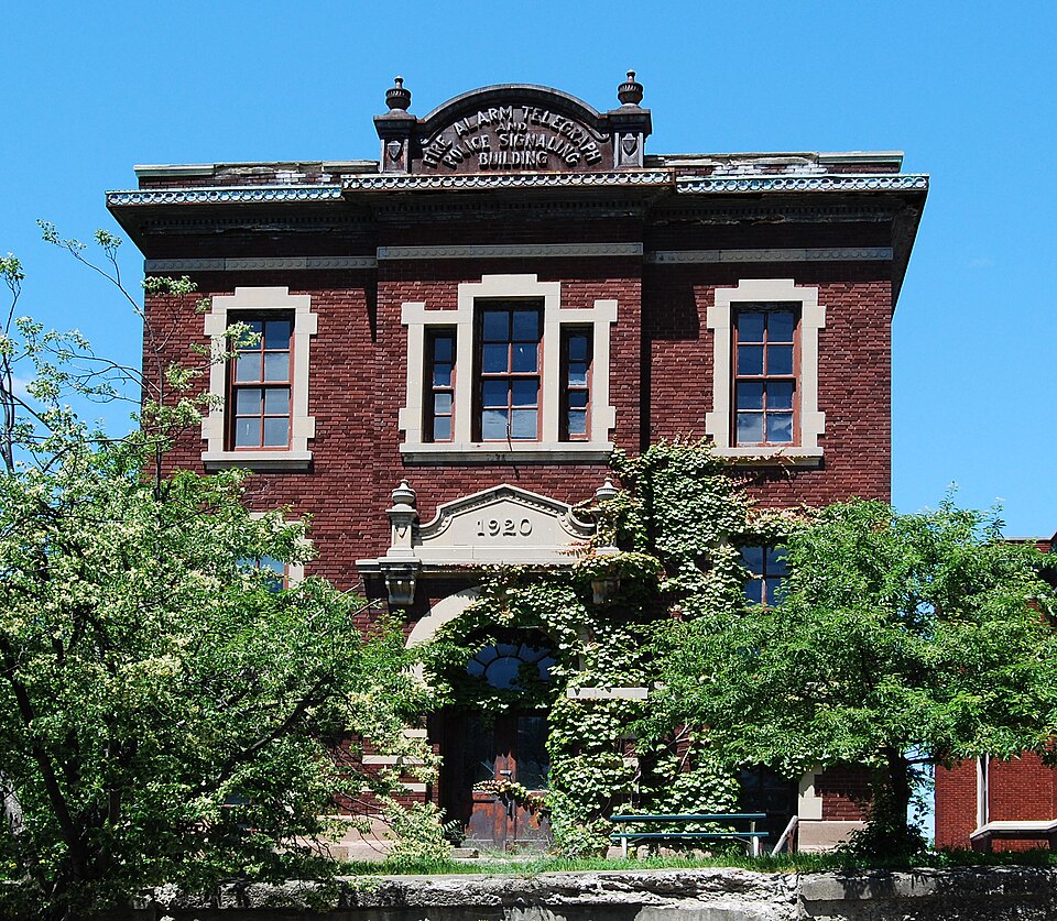 Photograph of Fire Alarm, Telegraph and Police Signaling Building