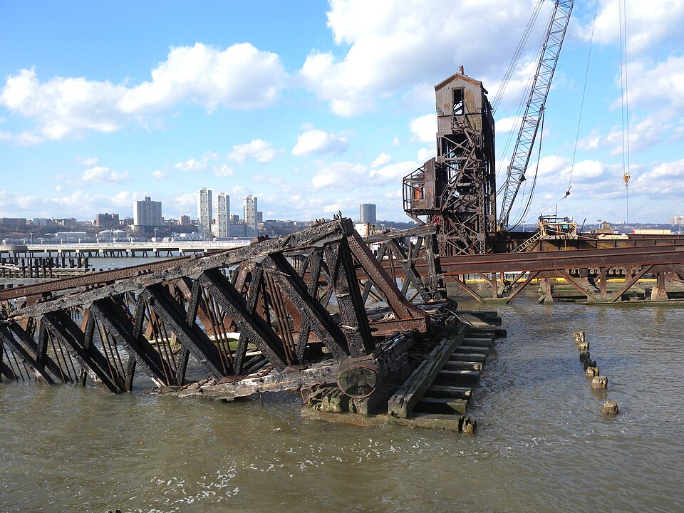 Photograph of New York Central Railroad 69th Street Transfer Bridge